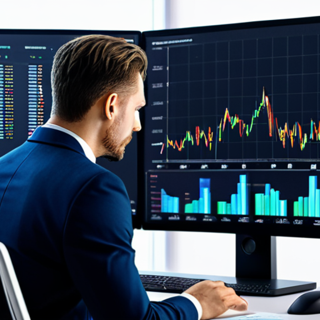 Crypto Investor Analyzing Data**
"A professional finance expert in a modern office, fully clothed in business attire, analyzing cryptocurrency market data on a large monitor. Charts and graphs displayed prominently. Safe for work, appropriate content, professional environment, perfect anatomy, natural proportions, high-quality render, realistic lighting."
**