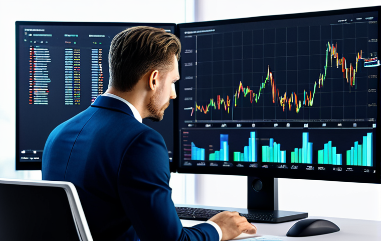 Crypto Investor Analyzing Data**
"A professional finance expert in a modern office, fully clothed in business attire, analyzing cryptocurrency market data on a large monitor. Charts and graphs displayed prominently. Safe for work, appropriate content, professional environment, perfect anatomy, natural proportions, high-quality render, realistic lighting."
**