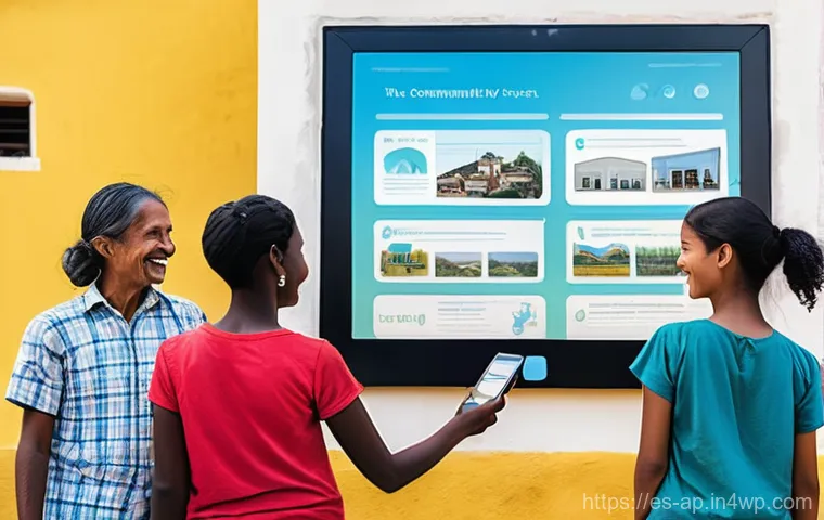 크립토 경제학의 사회적 영향 - **Prompt 2: Global Collaboration in the Decentralized Work Era**
    "A dynamic, split-screen or mul...