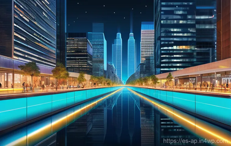 탈중앙화 금융의 가치 평가 - **Prompt 1: The Thriving DeFi Ecosystem**
"A vibrant, high-tech urban landscape bathed in warm, ...